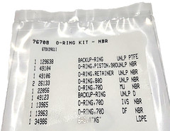 #76708 Cat Pumps Unloader O-ring Kit Cat , 67DX39G1I Pumps OEM