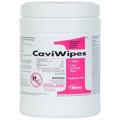 Metrex 13-5150 CaviWipes1 Surface Disinfectant Towelettes XLarge 9″ x 12″ 65 Can