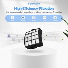 Colorfullife AZ3002 Filters Replacement for AZ3002, – 4+2 Pack