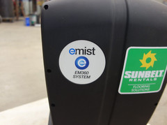 EMist EM360 Electrostatic Sprayer Mister System w/ Rolling Cart