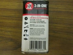 3 IN ONE Long Lasting Multi Purpose Oil Lubricates, Cleans, Protects, – 3 OZ