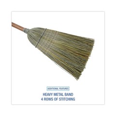 Boardwalk 932YEA 56″ Warehouse Broom w/ Yucca/Corn Fiber Bristles – Natural New