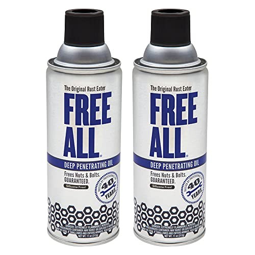 Free All Rust Eater Deep Penetrating Oil, 11 Oz Aerosol – Loosens Rust