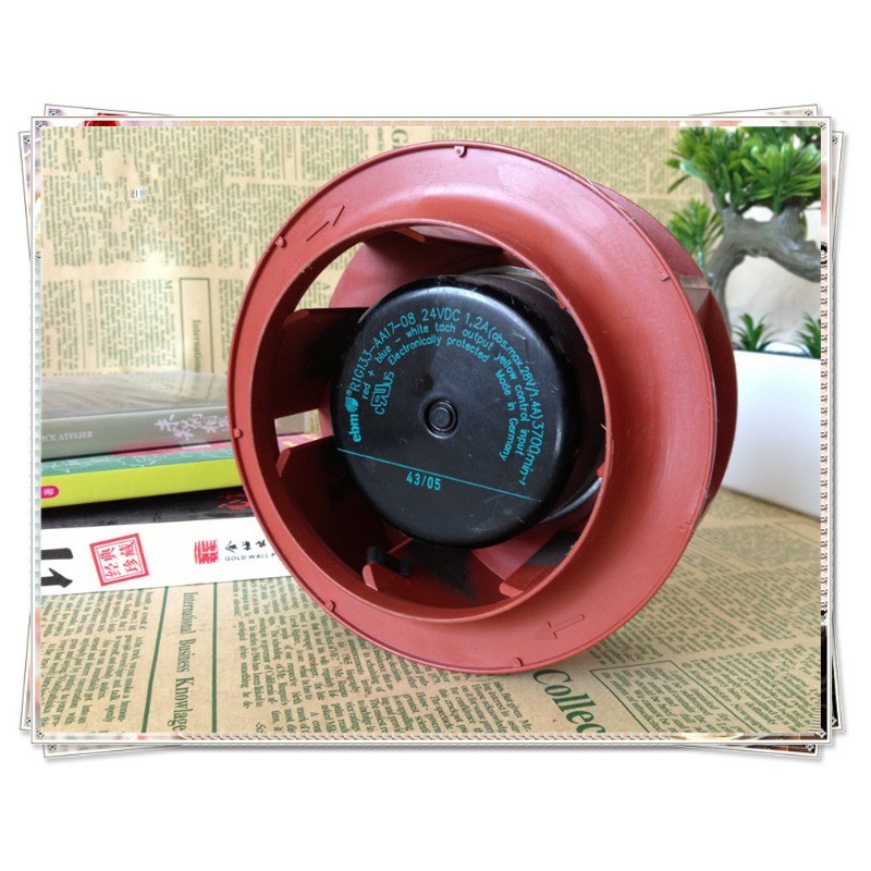 1 pcs ebm Centrifugal Fan Turbofan R1G133-AA17-08 24V 1.2A 133*72mm