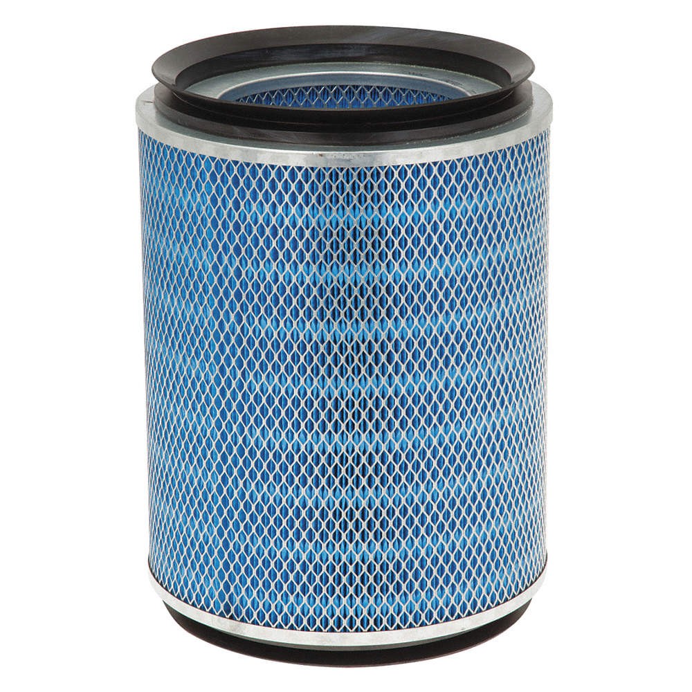 TENNANT 1045900 Cylinder Dust Filter,13 1/4in L,Blk/Blue 55HD10