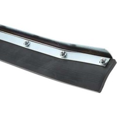 PRO SOURCE 36″ Rubber Blade Floor Squeegee Tapered End, Black