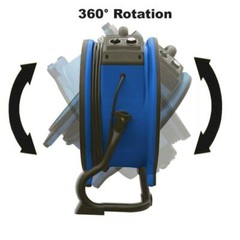 Variable Speed Sealed Motor Professional Industrial Axial Fan With Power Outlets