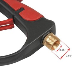 Sooprinse High Pressure Washer Gun Power Spray 4000psi with 19 gun, Black