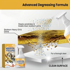 Heavy Duty Kitchen Degreaser Spray, Powerful Cleaner for Stubborn Oil Stains,…