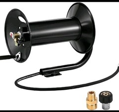 Pressure Washer Hose Reel 300 ft. 3/8 in Hand Crank 4000 PSI