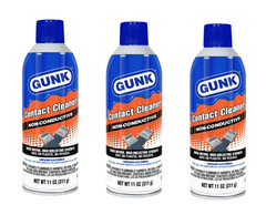 Gunk Contact Cleaner 11 oz Liquid ( 3 packs ) Free Shipping