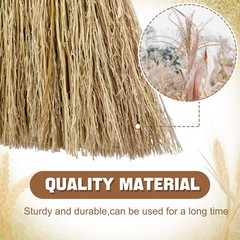 Suclain 2 Pcs 12 Inch Whisk Broom Hand Held Mini Corn Straw Yellow