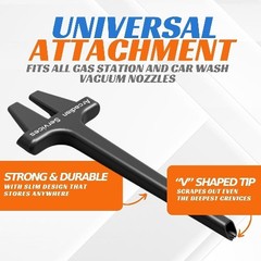Vacuum Detail Attachment Tool (Black) | All in One Vacuum Claw, I Color: Black