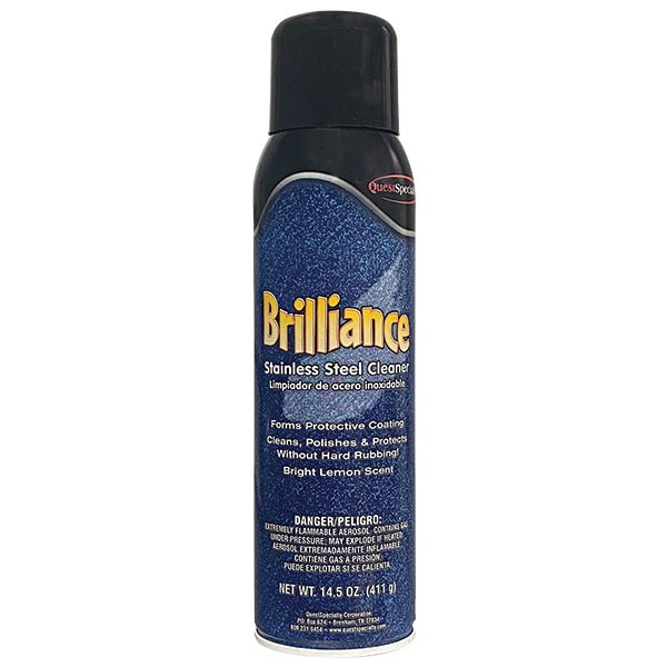 QuestSpecialty Brilliance Oil-Based Stainless Steel Cleaner QuestVapco 249001