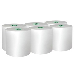 Scott 43961 7.5″ x 900′ 1-Ply Paper Towel Rolls – Green Core/White (6/CT) New