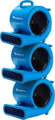 Powerful 1/3Hp Air Mover 2000CFM Carpet Dryer with 3-Speed & 25Ft Cord