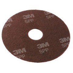 3M 20″ Scotch-Brite Brown Surface Preparation Pad , 3″ W x 0.3″ Thick | 10/Case