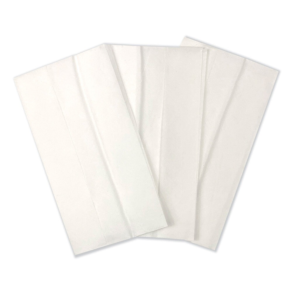 GEN TFOLDNAPKW 1-Ply 7″ x 13-1/4″ Tall-Fold Napkins – White (10000/CT) New