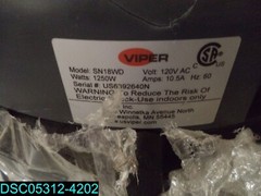 DAMAGED W/ MISSING PIECES Viper SN18WD Shovelnose 18 gal Wet/Dry Vacuum 24″