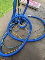 Powr-flite PEB TM floor Extractor Industrial Machine W/hoses