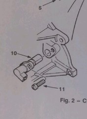 Crankshaft Position Sensor fits Tennant 36277 VR, SENSOR, POSITION, CRANK [FD]