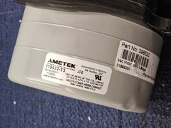AMETEK 119432-13 Vacuum Motor 3-Stage, 36V DC, Tangential 398520