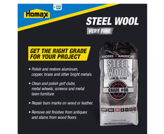 Fine Grade #00 Steel Wool (12-Pad)