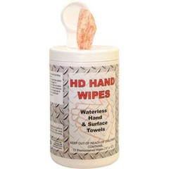 Detco 0885-006 Hand Cleaning Wipes: Pre-Moistened, 10 x 12″ Sheet, Orange