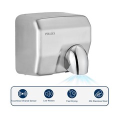 Commercial Hand Dryer Wall Mounted,Stainless Steel Electric Hand Dryer for Ba…