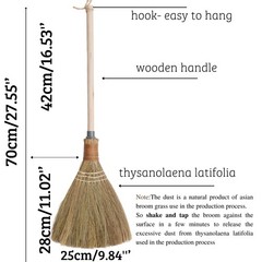 BMart Home Natural Whisk Sweeping Hand Handle Broom – Vietnamese