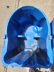 Rubbermaid WaveBrake 26 Qt Mop Buckets Commercial (2) SET OF 2 Heavy Duty Blue