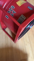 Super Vac P164S Blower Air Mover Industrial Electric Ventilator Red