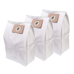 OVO Central Vacuum triple layer disposable filtration Bags, 22.5 L, White