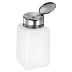 HARFINGTON Solvent Alcohol Dispensers 200ml(6.8oz) Push 6.8 Ounces, White