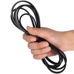 WE12M29/ WE03X29897 Dryer Drum Drive Belt Compatible with 89.5 inches, Black