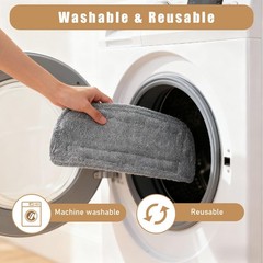 GF-6610 Steam Mop Pads – Washable Microfiber Uniform code, GF-6610（6-Pack）