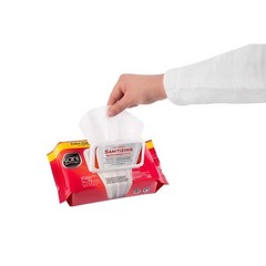 Sani Professional M30472 Sanitizing Wipes,72 Ct,Soft Pack,Pk12