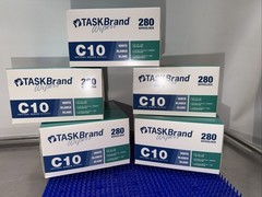 TASKBrand C10 Industrial Lab Cleaning Wipes 280 Count Boxes Lot of 5 Boxes