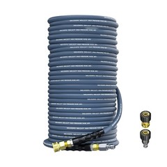 Pressure Washer Hose 200FT 3/8″ for Cold and Hot Water 212°F, with Swivel Q
