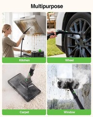 Taskstar 230°F Household Steam Cleaner 1600ML Tank for Car,Dirt,Grease 22 Tools