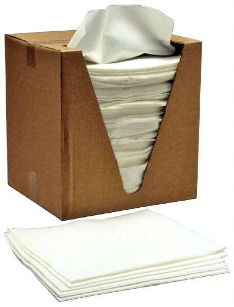 400 Pack Ability One 12.5″ x 14.25″ Wipes: Flat Fold, White
