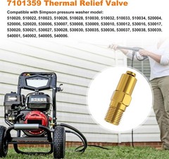 7101359 Pressure Washer Thermal Relief Valve 1/4″ NPT for Simpson Pump AP3119462