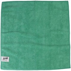 Genuine Joe GJO39505 Microfiber Cloth 12/Dozen Green