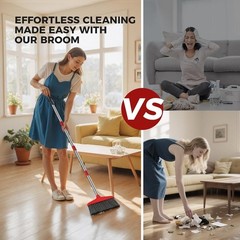 Handy Broom, Indoor/Outdoor Brooms, Duty Kitchen Broom, for Home Garage Kitchen