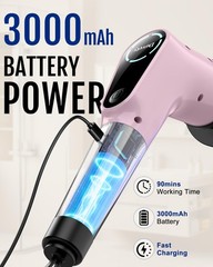 Dovety Electric Spin Scrubber, Shower Power Cleaner Tools with Pink