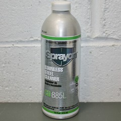 (10) Sprayon Metal Cleaner CD885L, 14 fl oz Spray Bottle, NSF C1 Stainless Steel