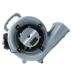 Air Mover Carpet Dryer 3 Speed 1/3 HP Floor Blower Fan Stackable, 2 GFCI Outlets