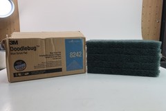3M Doodlebug Blue Scrub Pad 4 5/8 in x 10 in – 5 Piece Box Model 8242