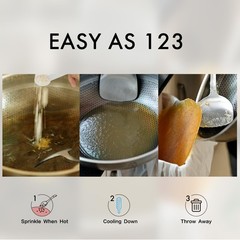Natural Cooking Oil Solidifier Powder, Harden Up to 2.25 Gallon of Fry Oil Aw…