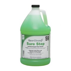 Case of 4 Gallons Spartan SparClean Sure Step 59 Floor Cleaner